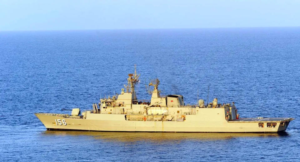 Chinese experts have cast doubt on the location of the incident involving HMAS Toowoomba. 