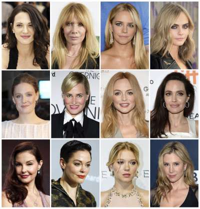 多位好萊塢女星都曾受知名製作人溫斯坦性騷擾。（美聯社）