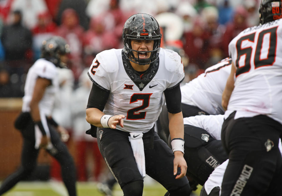 Mason Rudolph threw 28 touchdowns and just four interceptions in 2016. (Getty)