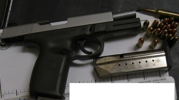 PHOTO: Officials from the Transportation Security Administration in South Dakota stopped a passenger with a loaded handgun on Tuesday, June 6, 2023, from getting onto a plane in the fourth such incident at the Sioux Falls Regional Airport this year. (Transportation Security Administration)