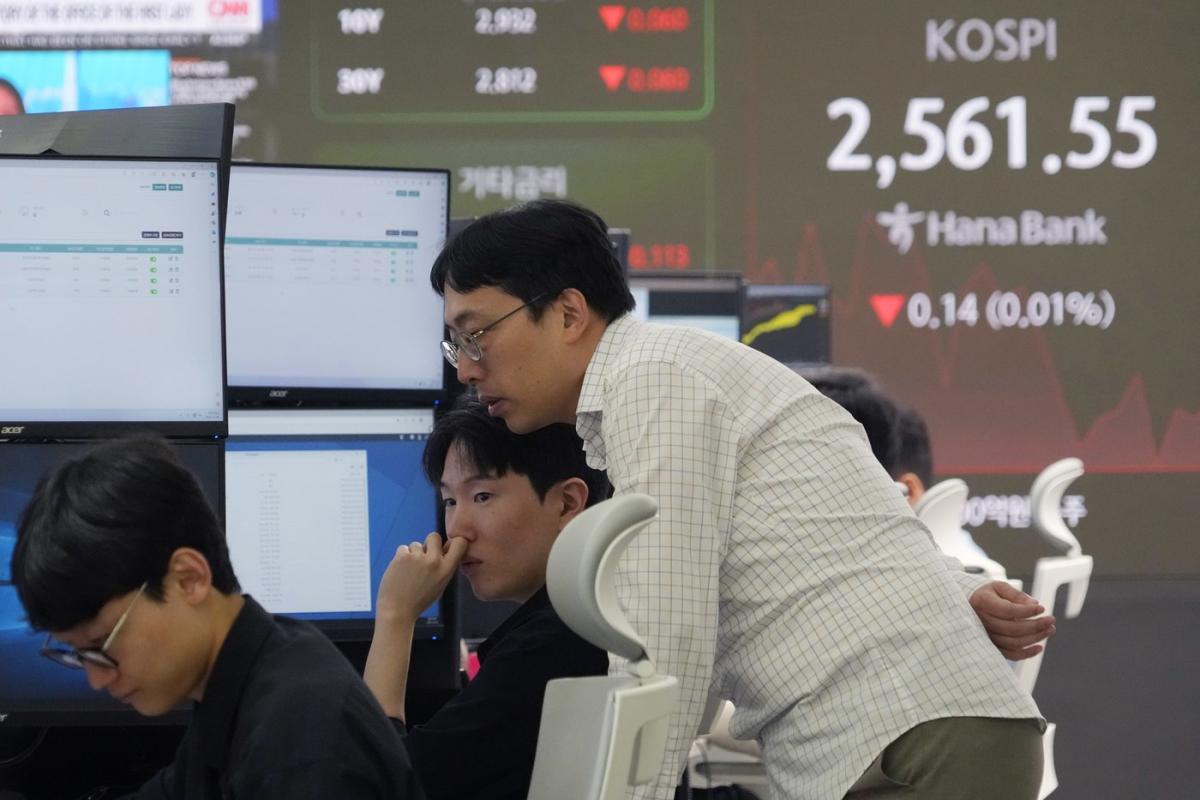 Stock market today: Asian shares are mixed after Middle East tensions weigh on Wall St