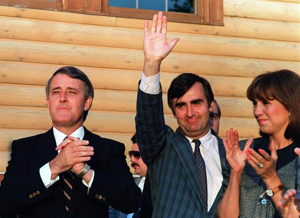 Lucien Bouchard was persuaded by his good friend at the time, then-Prime Minister Brian Mulroney, to run for office in 1988.  Mulroney's once-faithful cabinet minister quit the Progressive Conservative government over the failure of the Meech Lake Accord to found the Bloc Quebecois. 
