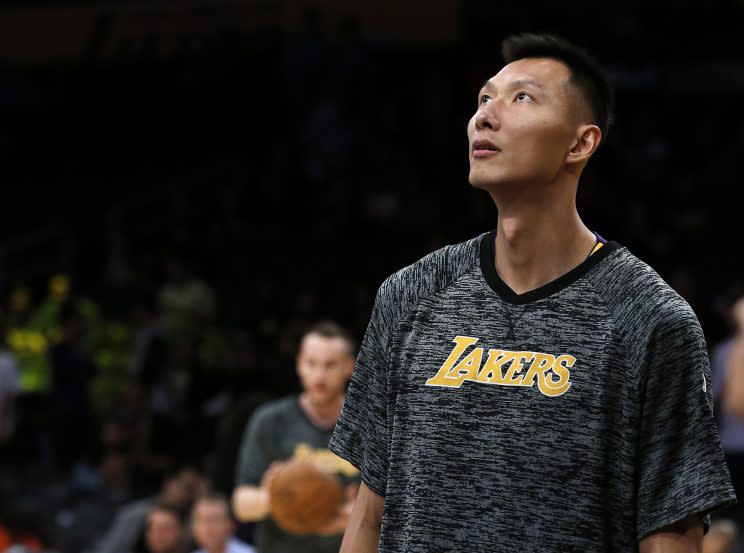 It looks like Yi Jianlian's NBA career is over. (Associated Press)