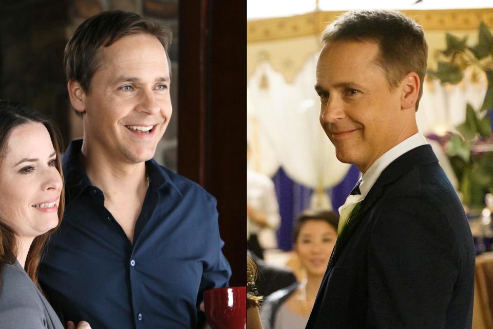 Chad Lowe  in Season 1 (left) and Season 7 (right)