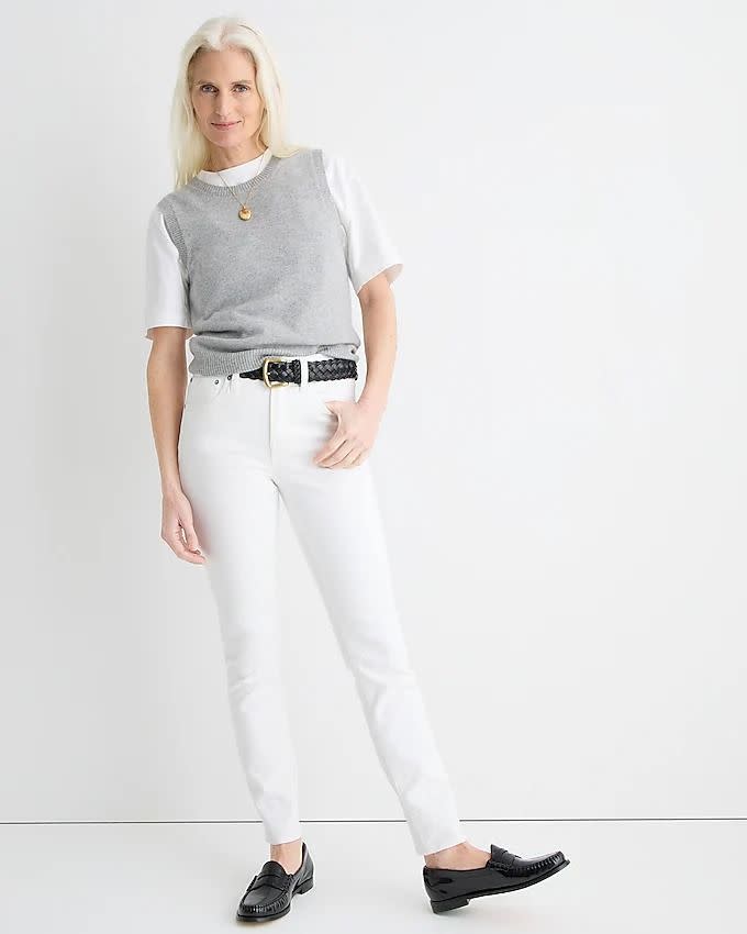 <p><a href="https://go.redirectingat.com?id=74968X1596630&url=https%3A%2F%2Fwww.jcrew.com%2Fm%2Fwomens%2Fcategories%2Fclothing%2Fdenim%2Fskinny%2F9quot-toothpick-jean-in-white-wash%2FMP285%3Fcolor_name%3Dwhite-denim%26colorProductCode%3DBQ310&sref=https%3A%2F%2Fwww.thepioneerwoman.com%2Ffashion-style%2Fg44053515%2Fbest-white-jeans%2F" rel="nofollow noopener" target="_blank" data-ylk="slk:Shop Now;elm:context_link;itc:0;sec:content-canvas" class="link ">Shop Now</a></p><p>9-Inch Toothpick Jean</p><p>$128.00</p>