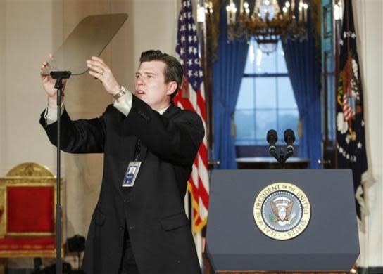 Obama and teleprompters