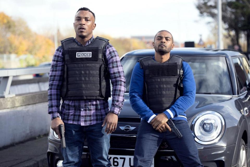 Cop this: Noel Clarke and Ashley Walters (Sky)