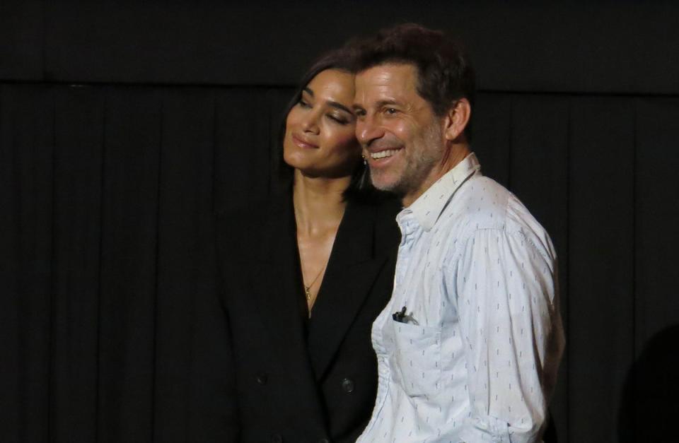 Zack Snyder with Sofia Boutella (AP)