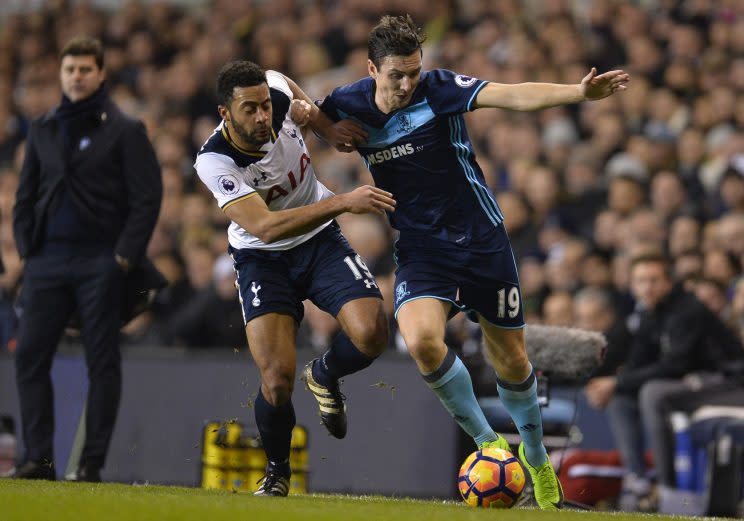 Tottenham versus Middlesbrough