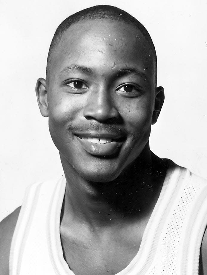 tonywhite.jpg--SPORTS-- Tony White, UT basketball player, 1987.Photo from KNS library