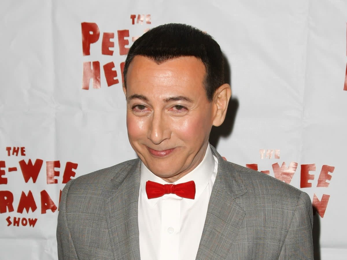 Actor Paul Ruebens in character as “Pee-Wee Herman” in 2010 (Getty Images)