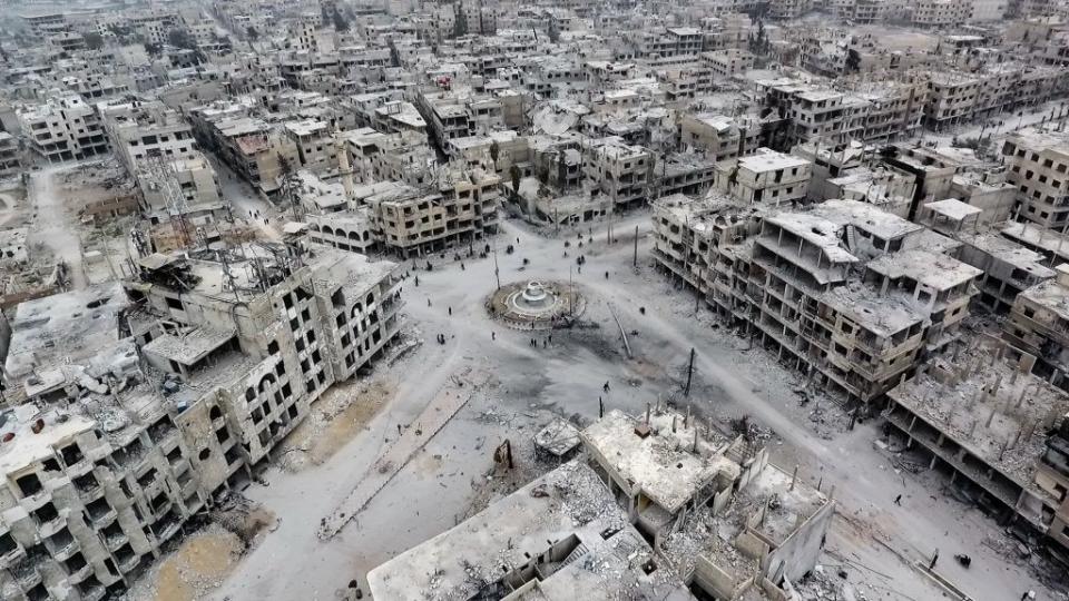 Syria’s besieged Arbin town of Eastern Ghouta