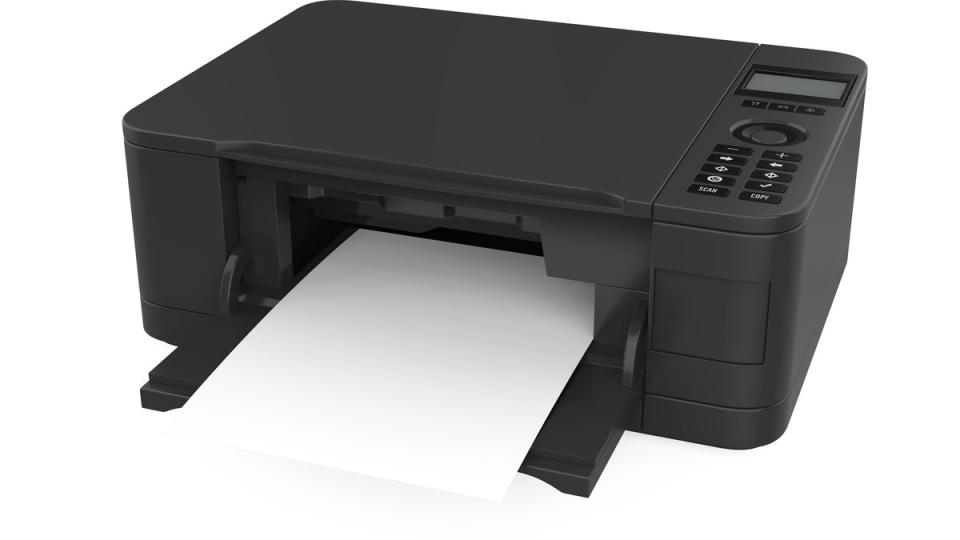 Black office printer