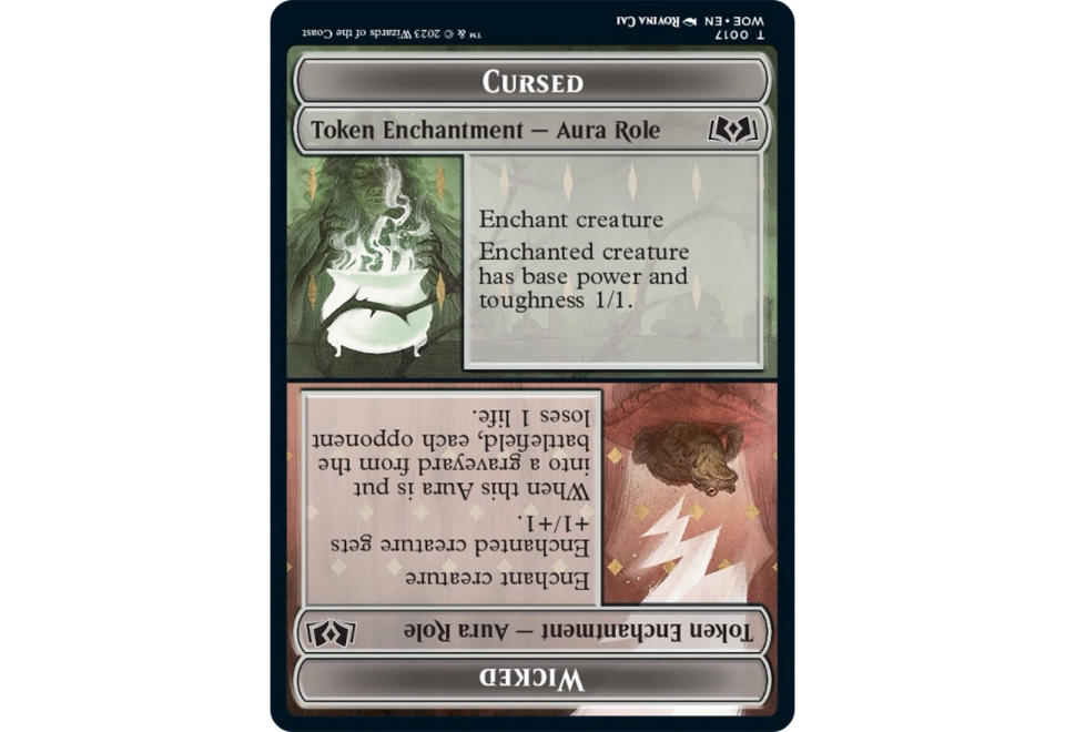 Cursed is meant for your opponent's creature. (Image: Wizards of the Coast)