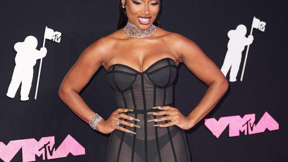 newark, new jersey september 12 megan thee stallion attends the 2023 mtv music video awards at the prudential center on september 12, 2023 in newark, new jersey photo by john nacionwireimage