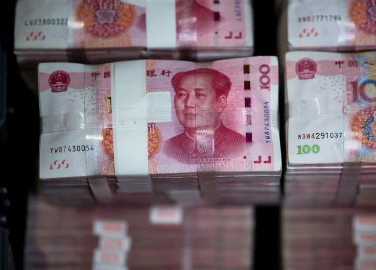 The Chinese yuan drifted past 6.96 to the dollar on Tuesday, nearing the significant 7 yuan per dollar barrier