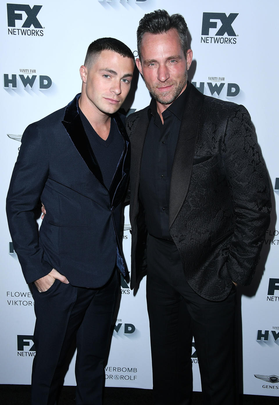 Colton Haynes and Jeff Leatham