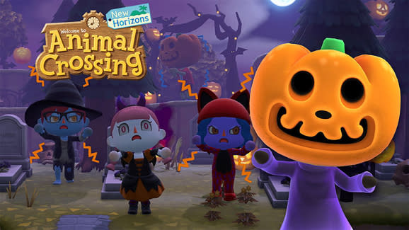 Animal Crossing: New Horizons halloween.