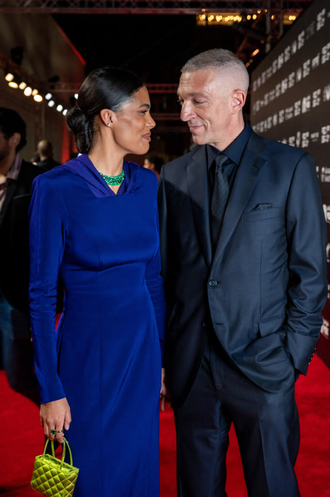 Tina Kunakey et Vincent Cassel