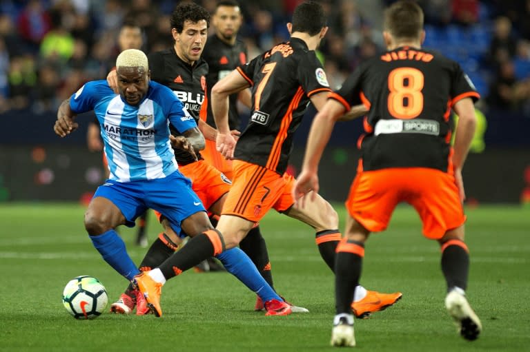 Brown Ideye is hoping to help embattled Malaga avoid the drop from Spain's top flight