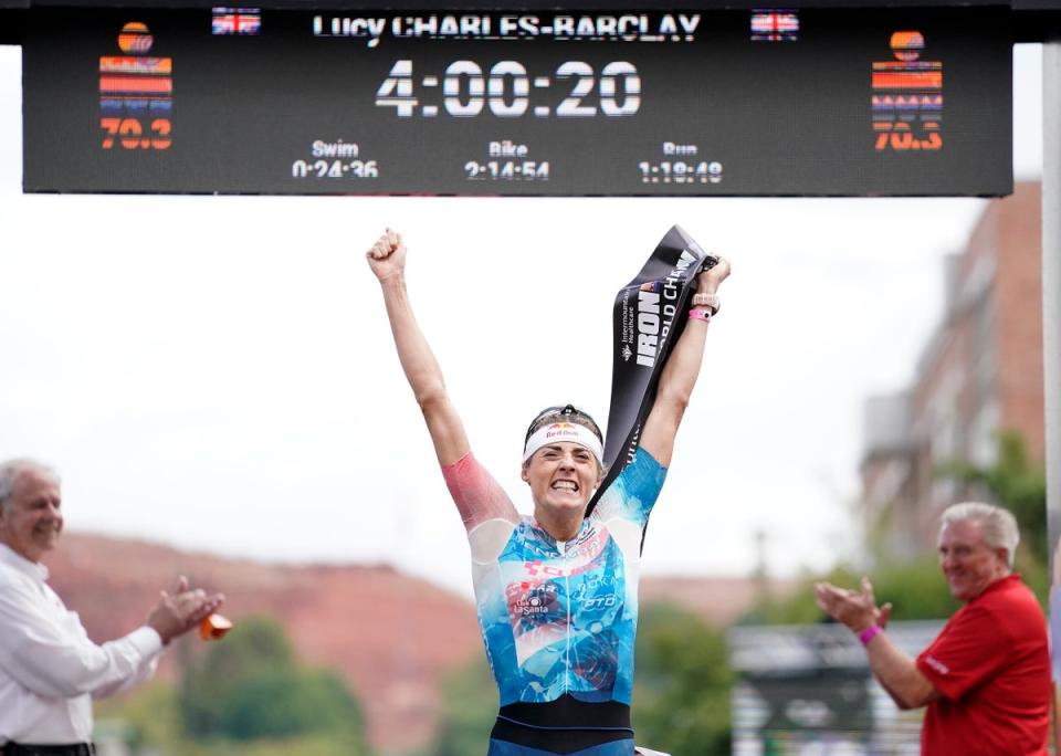 Charles-Barclay is a former Ironman world champion (Getty Images for IRONMAN)