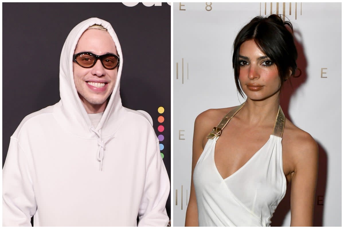 Pete Davidson and Emily Ratajkowski were reportedly set up by mutual friends  (ES Composite)