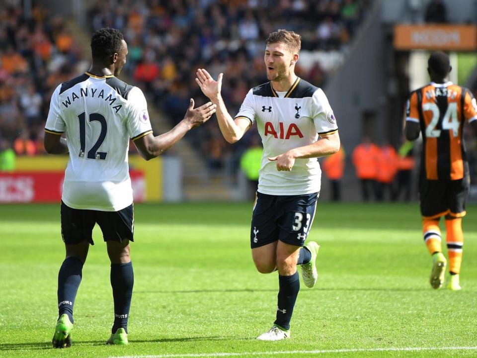 Davies scored the first Premier League goal of his Spurs career (Getty)