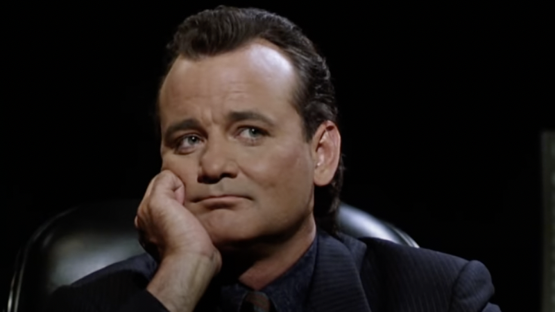 Bill Murray in Scrooged