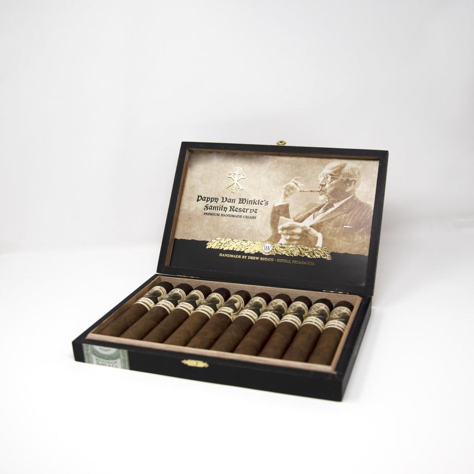 <p><a href="https://go.redirectingat.com?id=74968X1596630&url=https%3A%2F%2Fpappyco.com%2Fcollections%2Fcigars%2Fproducts%2Fpappy-van-winkle-barrel-fermented-cigars-gordo-size-box-of-10&sref=https%3A%2F%2Fwww.veranda.com%2Fshopping%2Fg45023869%2Fluxury-gifts-for-men-him%2F" rel="nofollow noopener" target="_blank" data-ylk="slk:Shop Now;elm:context_link;itc:0;sec:content-canvas" class="link ">Shop Now</a></p><p>Pappy Van Winkle Barrel-Fermented Cigars: Limited-Edition Gordo (Box of 10)</p><p>pappyco.com</p><p>$180.00</p>