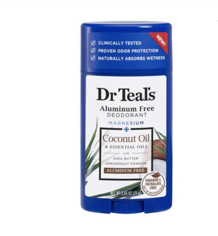 Dr. Teal's Aluminum Free Deodorant (Photo: Walmart)