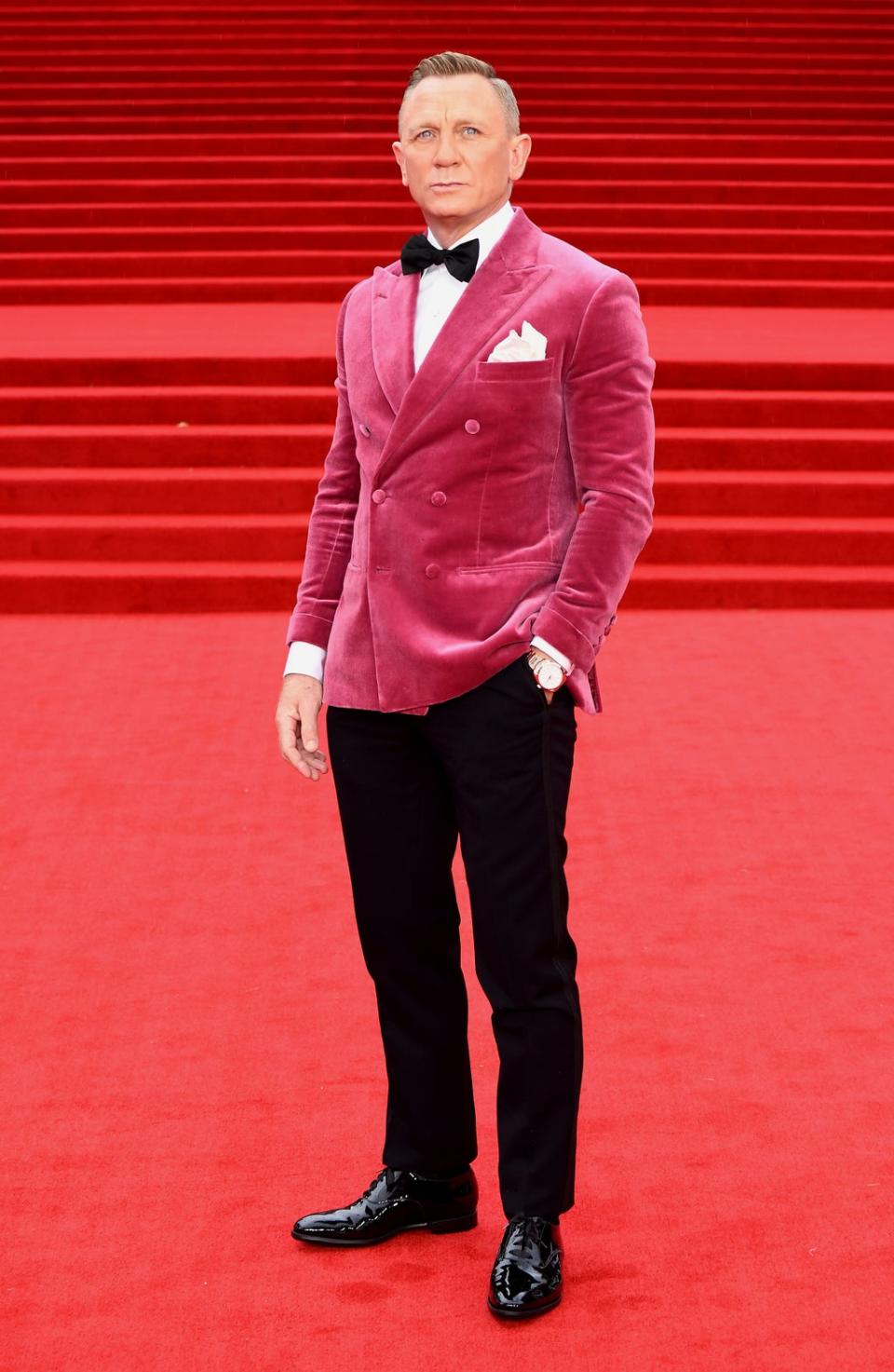 Daniel Craig arrives at the premiere (Getty Images for EON Productions)