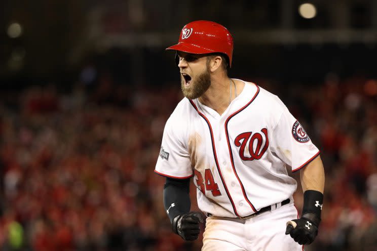 Bryce Harper could turn back into a beast next year. (Getty Images/Patrick Smith)
