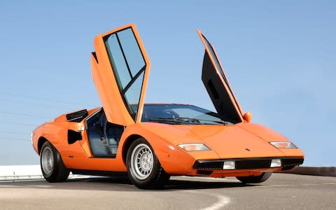 Lamborghini Countach 1974 - Credit: Alamy