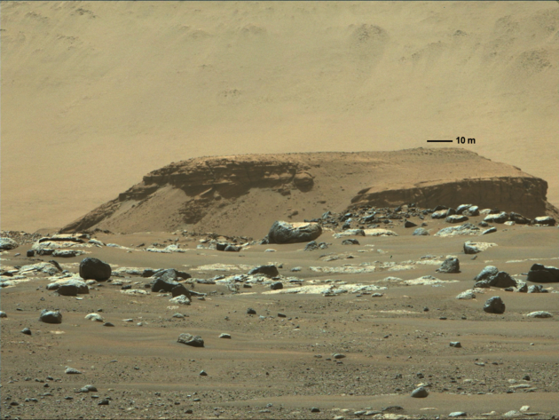 Delta deposit on Mars