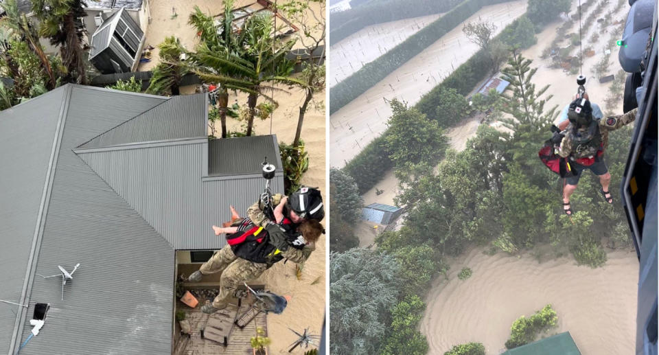 Ex-cyclone Gabrielle has caused severe flooding.