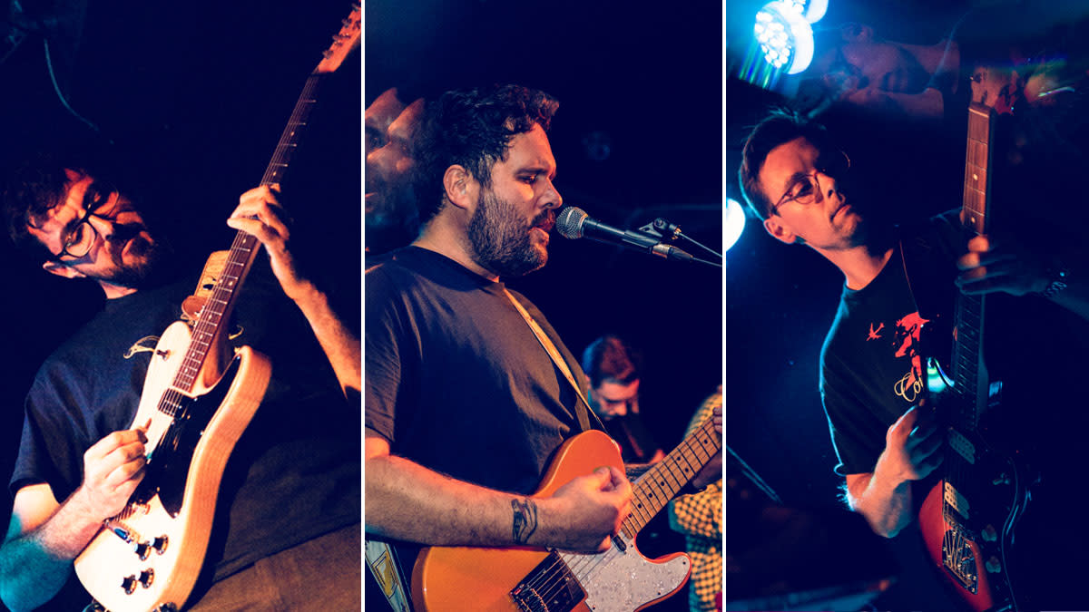  Lakes' triple-guitar lineup (L-R): Gareth Arthur, Roberto Cappellina and Rob Vacher 