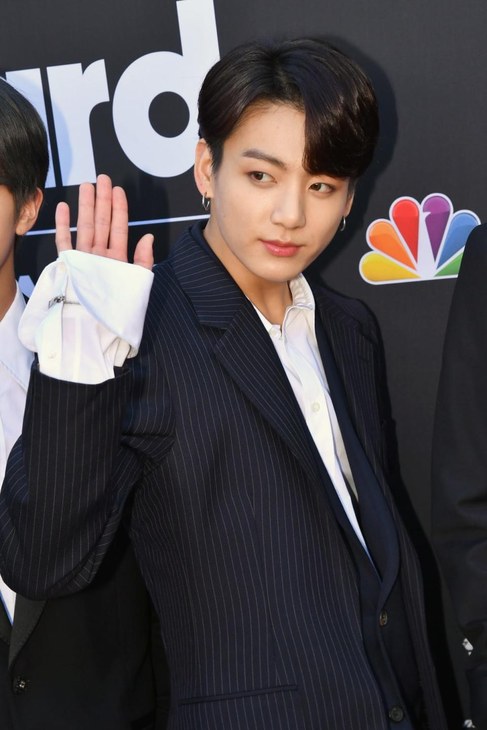 LAS VEGAS, NV - MAY 01: Jungkook of BTS attends the 2019 Billboard Music Awards at MGM Grand Garden Arena on May 1, 2019 in Las Vegas, Nevada. (Photo by Jeff Kravitz/FilmMagic for dcp)