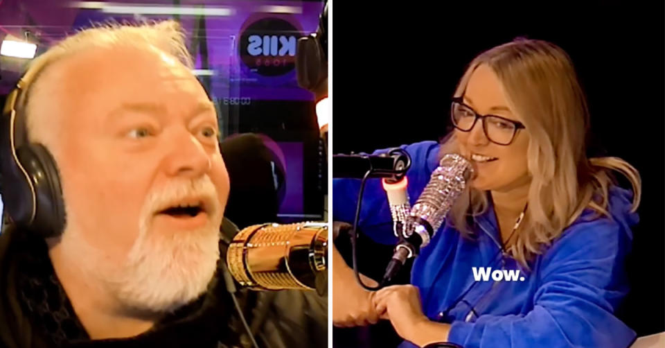 Kyle Sandilands and Jackie O were stunned by the confession. Photo: Instagram/Kyle and Jackie O