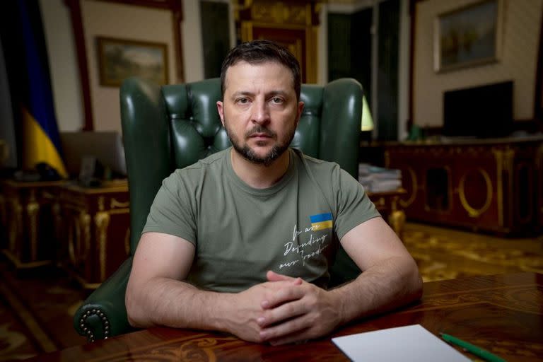 El presidente de Ucrania, Volodimir Zelensky