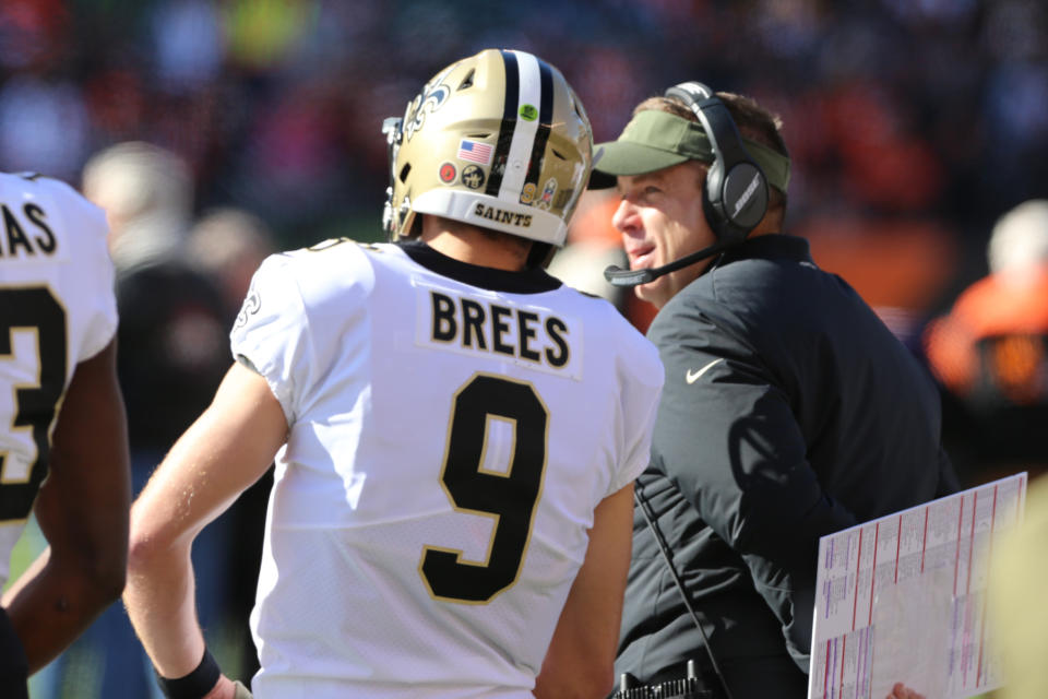 How long can the New Orleans Saints run with Drew Brees and Sean Payton before they need to find Brees' successor? (Getty Images)