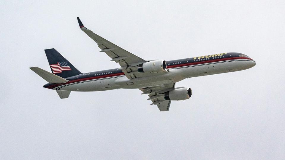 Former President Donald Trumps Boeing 757