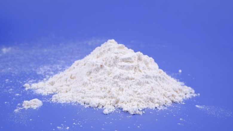 pile of white flour