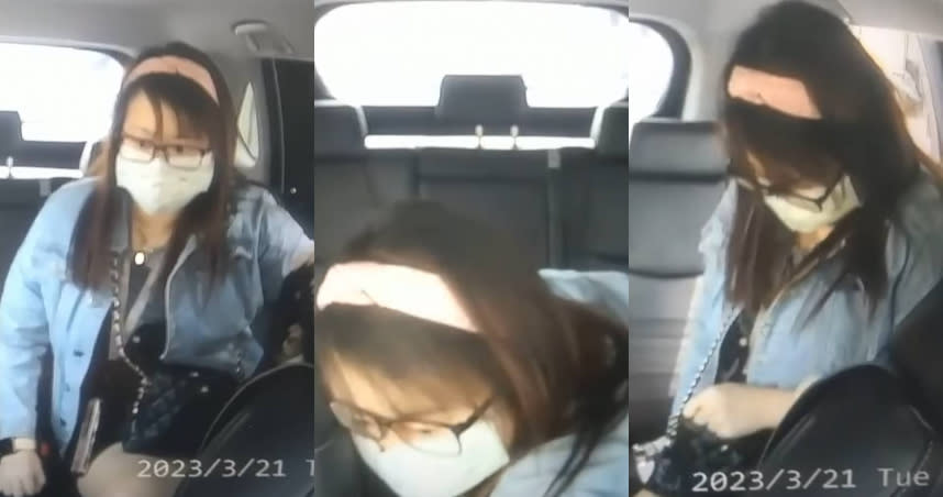 一名身障女子趁著司機下車幫忙開車門時，偷取駕駛座的財物。（圖／翻攝自FB）