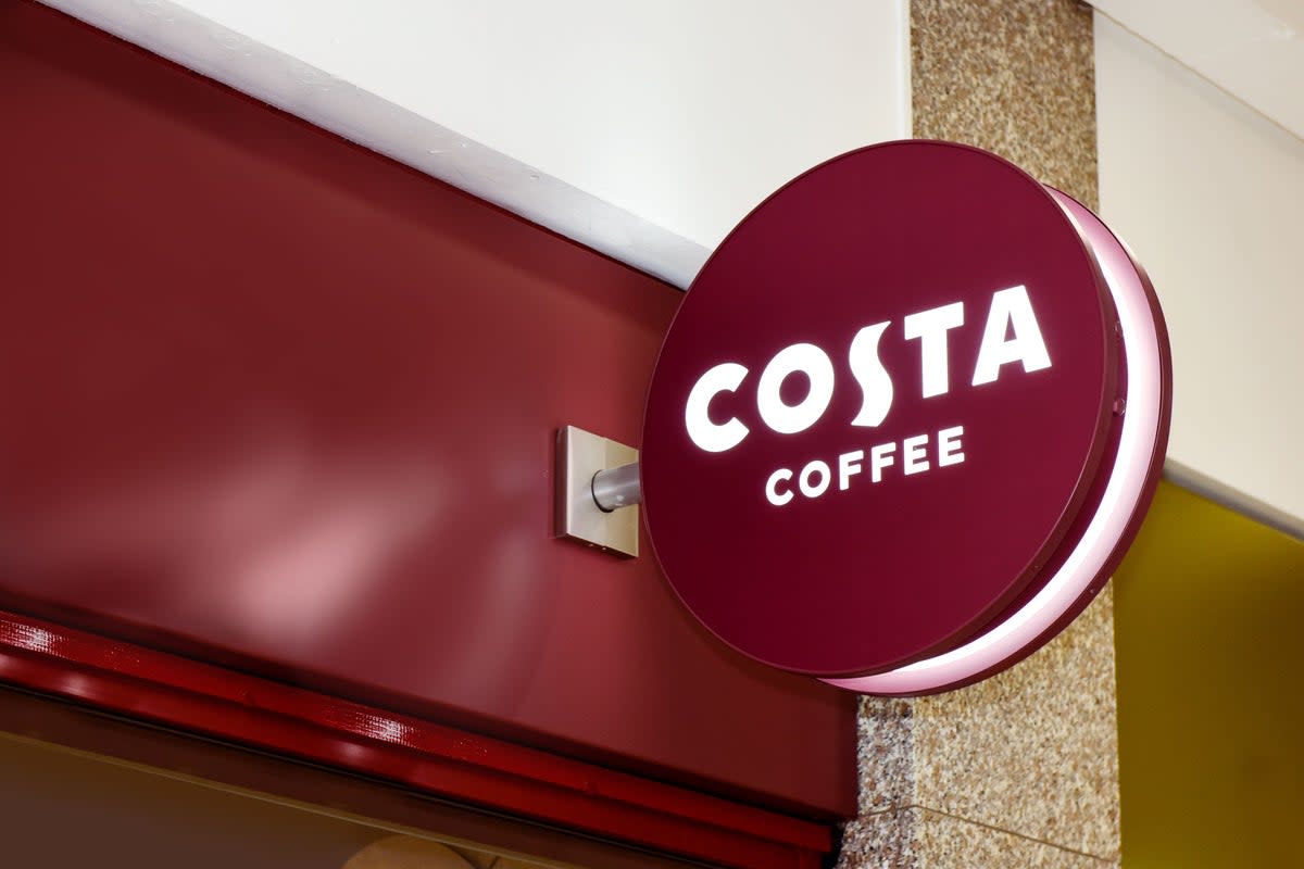 Costa Coffee is said to have put prices up in hospitals (PA Media)