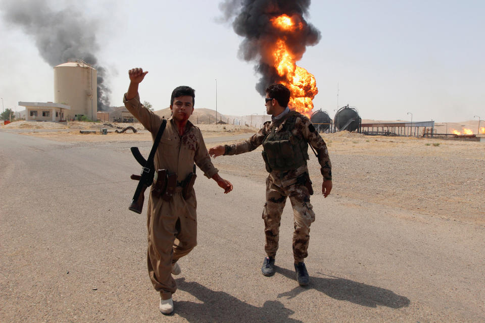 Kurdish Peshmerga forces