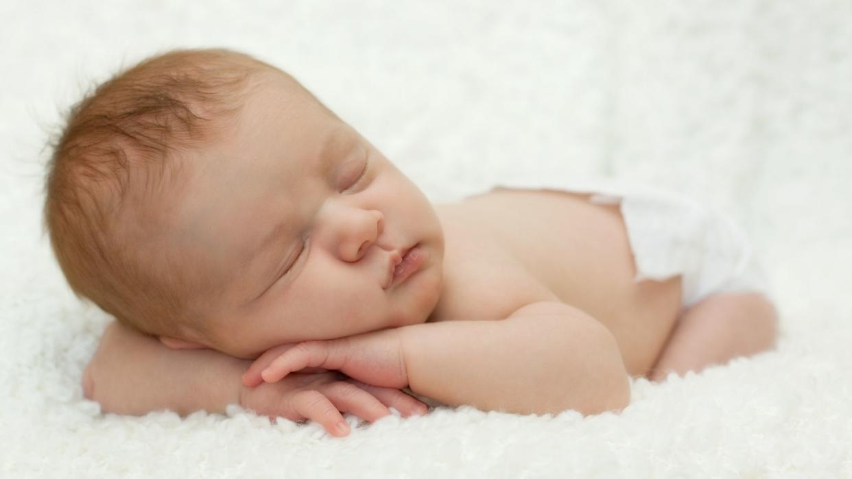 Newborn baby sleeping