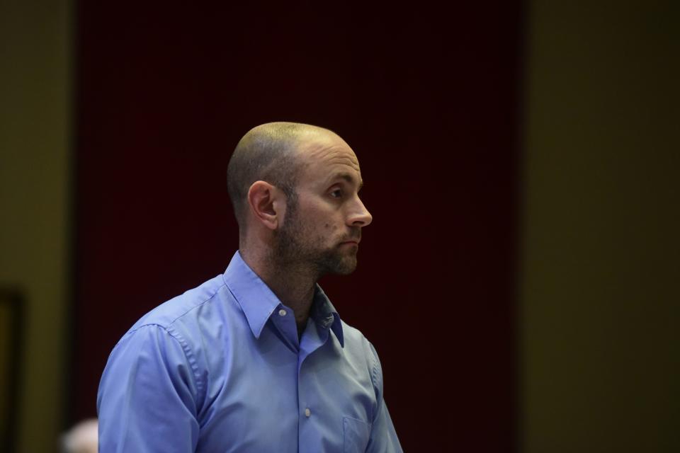 Dan Stanley, assistant prosecutor for Crawford County, listens in court on Tuesday.