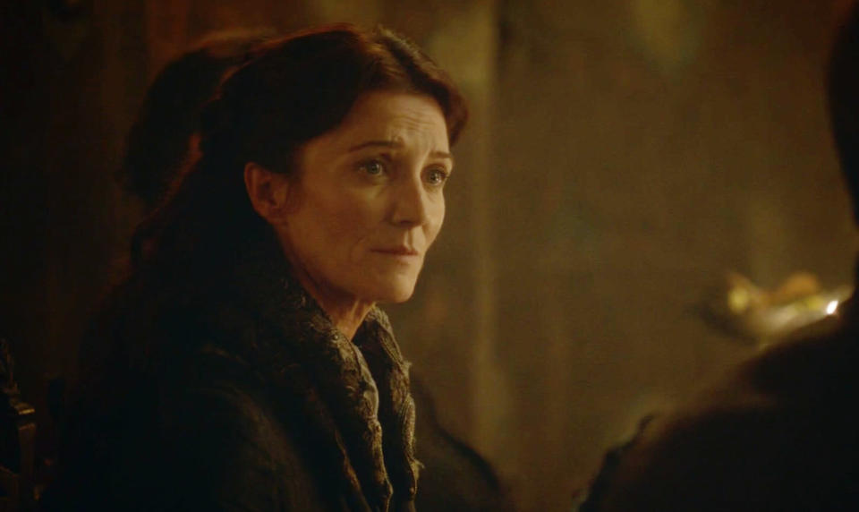 A disappointed sigh from Catelyn is coming. (Photo: HBO)