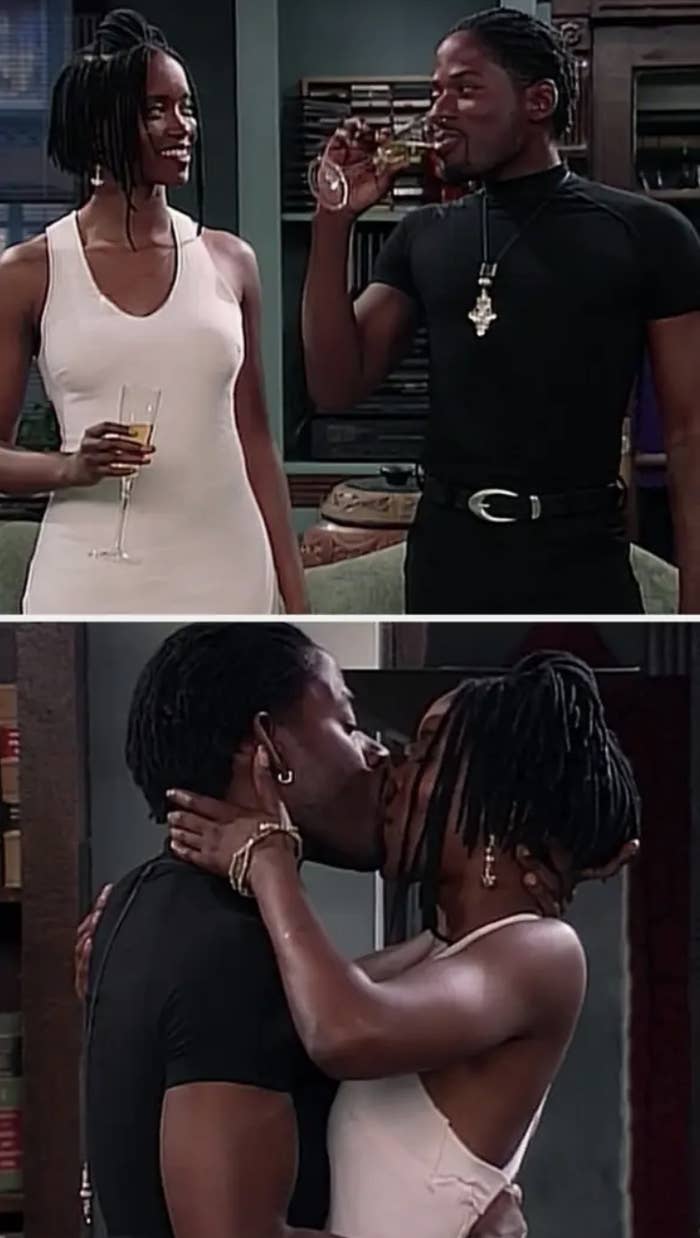 Erika Alexander and Terrence C. Carson on "Living Single"