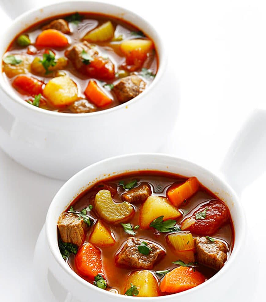 Vegetable Beef Soup from Gimme Some Oven